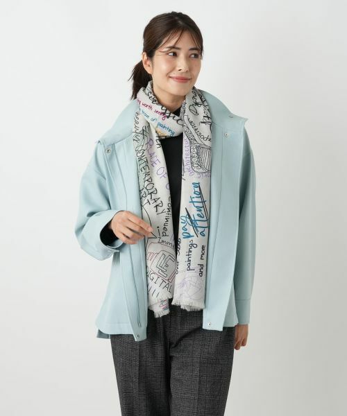 Leilian / レリアン マフラー・ショール・スヌード・ストール | プリントストール | 詳細2