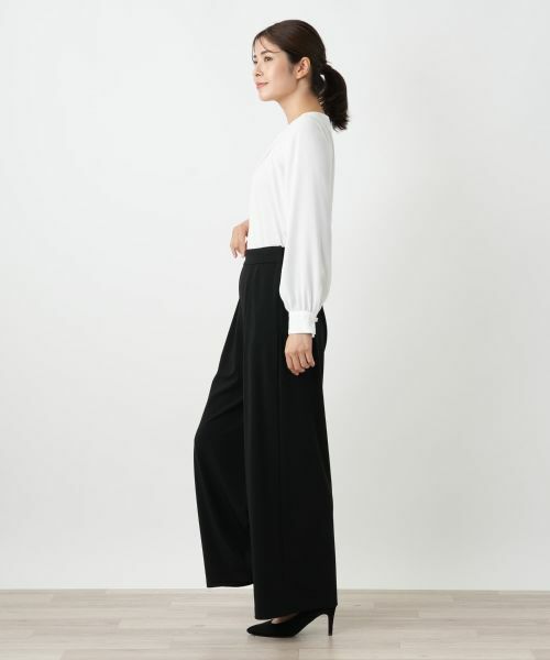 Leilian / レリアン その他パンツ | ストレッチワイドパンツ | 詳細2