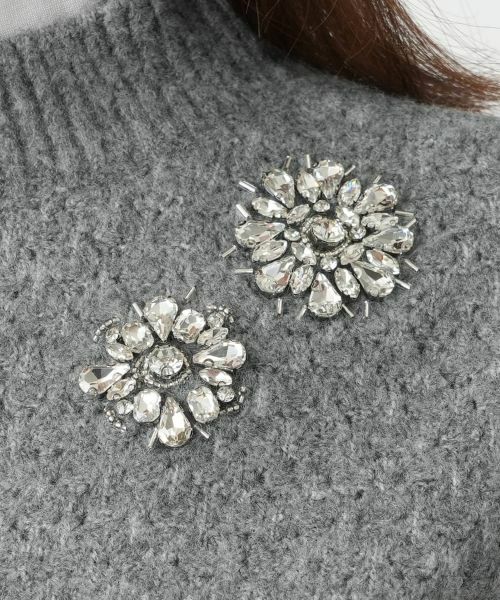 Leilian / レリアン マフラー・ショール・スヌード・ストール | ラインストーンニットケープ | 詳細15