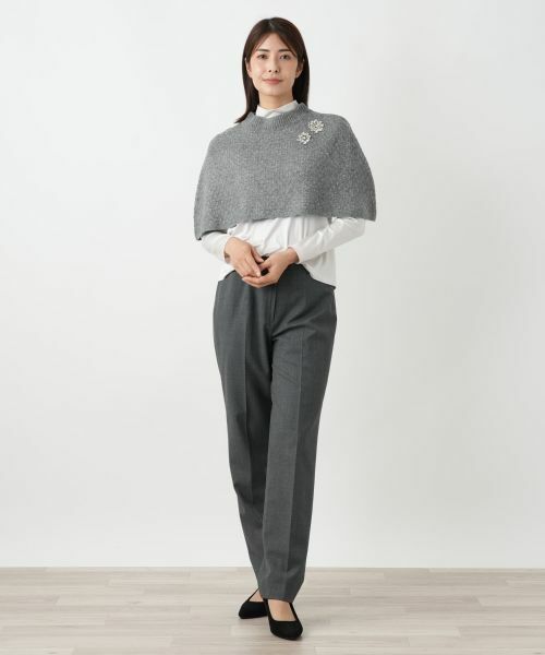 Leilian / レリアン マフラー・ショール・スヌード・ストール | ラインストーンニットケープ | 詳細6