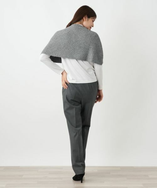 Leilian / レリアン マフラー・ショール・スヌード・ストール | ラインストーンニットケープ | 詳細8