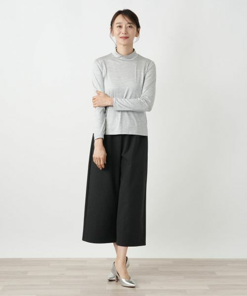 Leilian / レリアン レギンス・スパッツ | 起毛ワイドパンツ | 詳細1