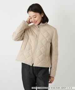 Leilian / レリアン テーラードジャケット | 中わたダイヤ柄キルティングジャケット【CINZIA ROCCA】