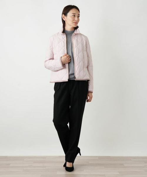 Leilian / レリアン テーラードジャケット | 中わたダイヤ柄キルティングジャケット【CINZIA ROCCA】 | 詳細1