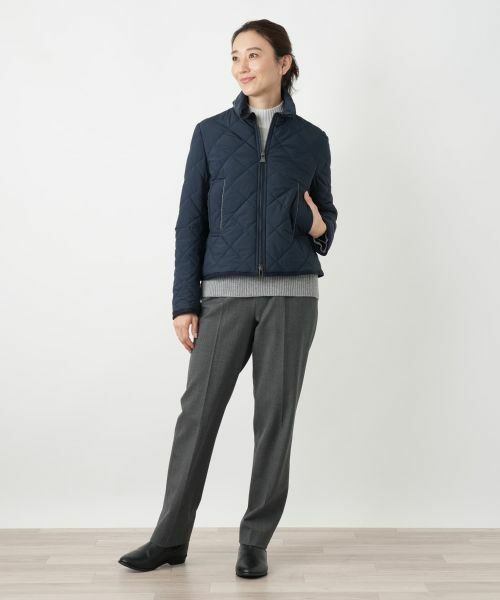 Leilian / レリアン テーラードジャケット | 中わたダイヤ柄キルティングジャケット【CINZIA ROCCA】 | 詳細4