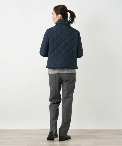 Leilian / レリアン テーラードジャケット | 中わたダイヤ柄キルティングジャケット【CINZIA ROCCA】 | 詳細6