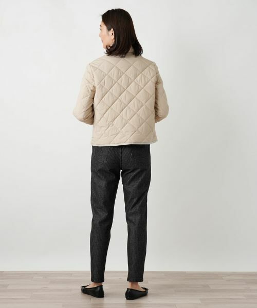 Leilian / レリアン テーラードジャケット | 中わたダイヤ柄キルティングジャケット【CINZIA ROCCA】 | 詳細9