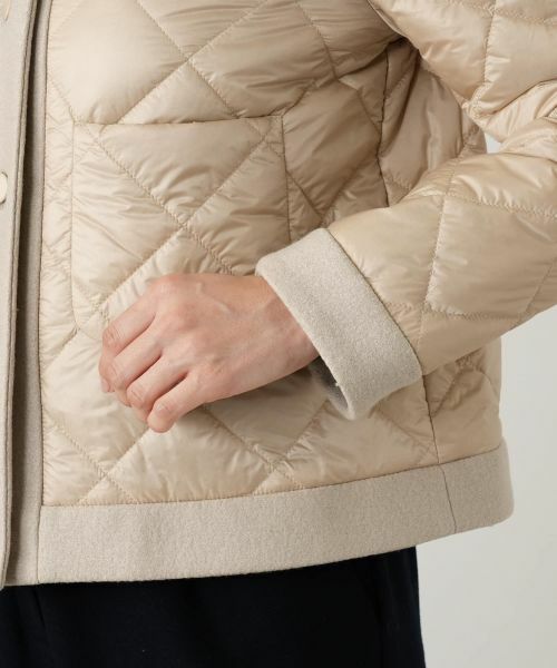 Leilian / レリアン テーラードジャケット | 中わた異素材切替キルティングジャケット【CINZIA ROCCA】 | 詳細12