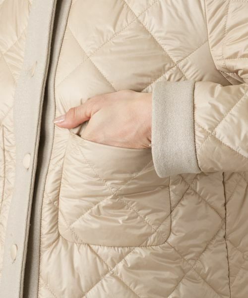 Leilian / レリアン テーラードジャケット | 中わた異素材切替キルティングジャケット【CINZIA ROCCA】 | 詳細13