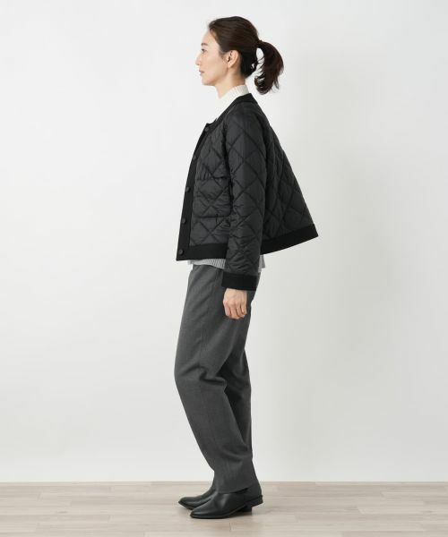 Leilian / レリアン テーラードジャケット | 中わた異素材切替キルティングジャケット【CINZIA ROCCA】 | 詳細2