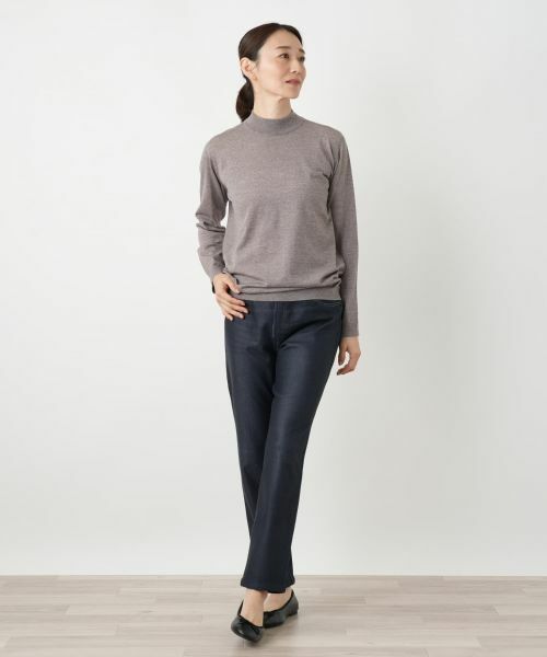 Leilian / レリアン その他パンツ | 【あったか素材】リバーシブルスリムパンツ | 詳細1