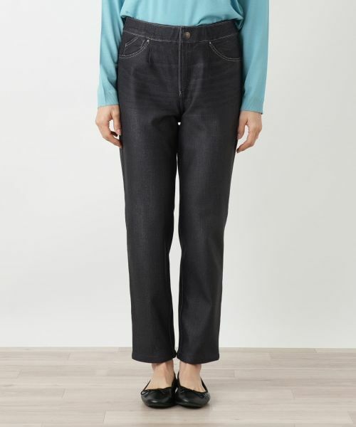 Leilian / レリアン その他パンツ | 【あったか素材】リバーシブルスリムパンツ | 詳細8