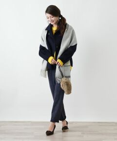 Leilian / レリアン その他パンツ | 【あったか素材】デニム風スリムパンツ