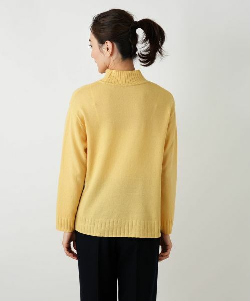 Leilian / レリアン ニット・セーター | カシミヤケーブル編みハイネックニット | 詳細15