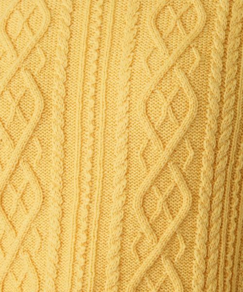 Leilian / レリアン ニット・セーター | カシミヤケーブル編みハイネックニット | 詳細20
