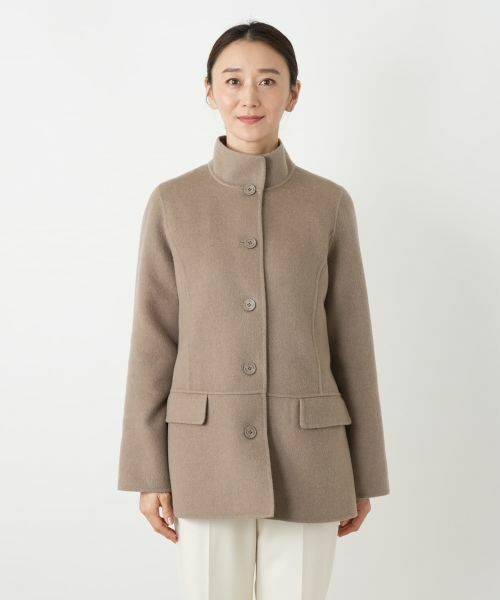 Leilian / レリアン その他アウター | カシミヤスタンドカラーショートコート | 詳細10