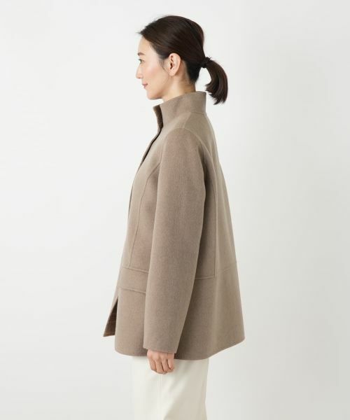Leilian / レリアン その他アウター | カシミヤスタンドカラーショートコート | 詳細11