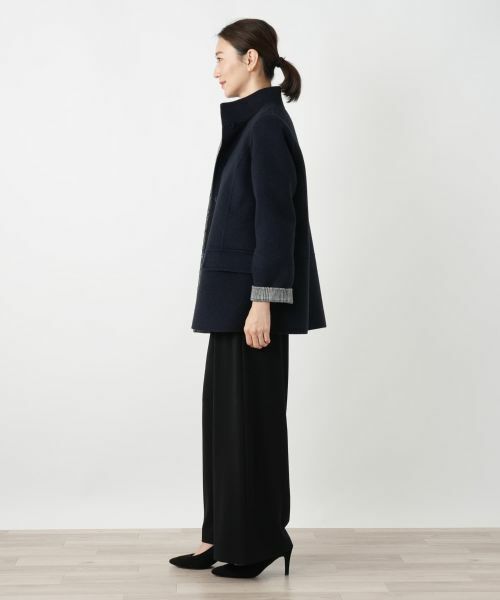 Leilian / レリアン その他アウター | カシミヤスタンドカラーショートコート | 詳細2