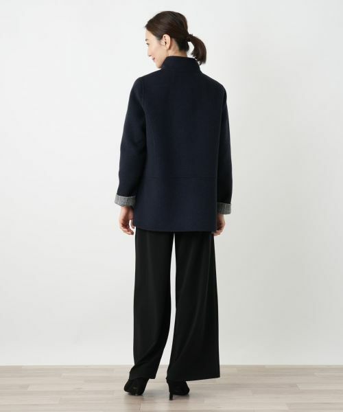 Leilian / レリアン その他アウター | カシミヤスタンドカラーショートコート | 詳細3
