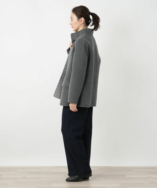 Leilian / レリアン その他アウター | カシミヤスタンドカラーショートコート | 詳細5