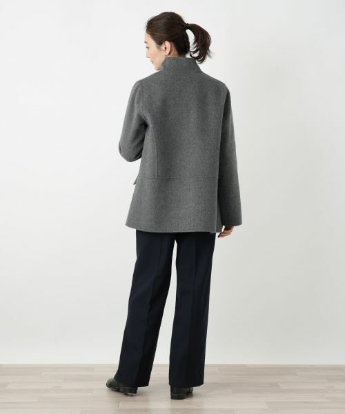 Leilian / レリアン その他アウター | カシミヤスタンドカラーショートコート | 詳細6