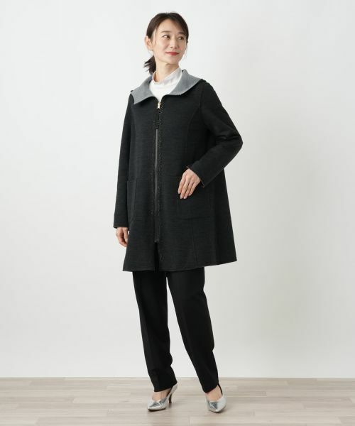 Leilian / レリアン その他アウター | リバーシブルAラインコート【25年10月カタログ】 | 詳細25