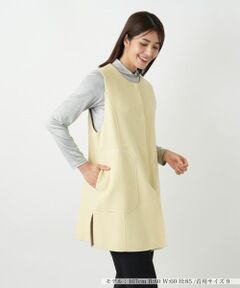 Leilian / レリアン テーラードジャケット | リバーシブル配色ジレ【25年10月カタログ】