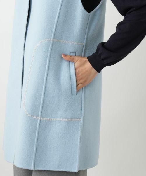 Leilian / レリアン テーラードジャケット | リバーシブル配色ジレ【25年10月カタログ】 | 詳細15