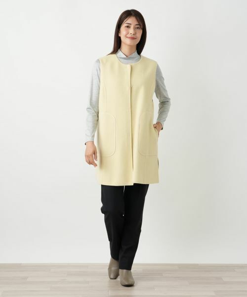 Leilian / レリアン テーラードジャケット | リバーシブル配色ジレ【25年10月カタログ】 | 詳細17