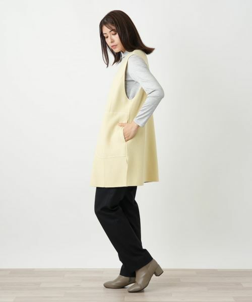 Leilian / レリアン テーラードジャケット | リバーシブル配色ジレ【25年10月カタログ】 | 詳細18