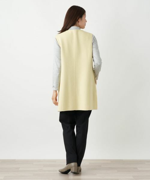 Leilian / レリアン テーラードジャケット | リバーシブル配色ジレ【25年10月カタログ】 | 詳細19