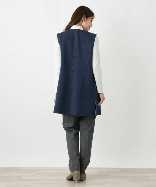 Leilian / レリアン テーラードジャケット | リバーシブル配色ジレ【25年10月カタログ】 | 詳細24