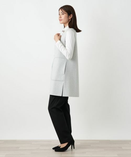 Leilian / レリアン テーラードジャケット | リバーシブル配色ジレ【25年10月カタログ】 | 詳細29