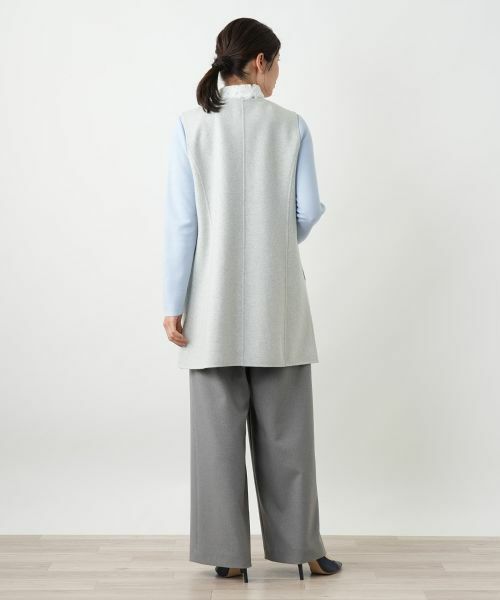 Leilian / レリアン テーラードジャケット | リバーシブル配色ジレ【25年10月カタログ】 | 詳細6