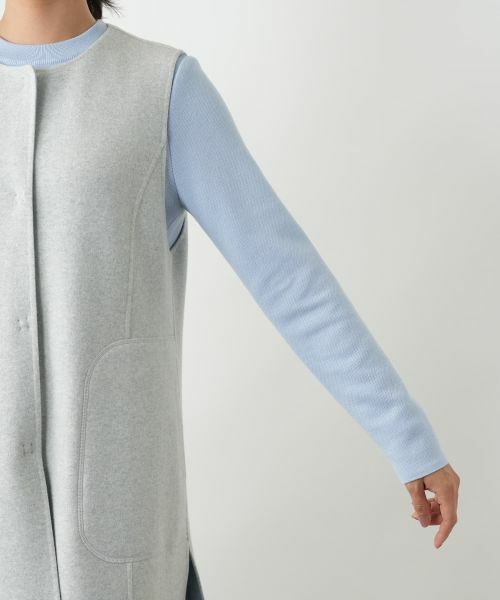 Leilian / レリアン テーラードジャケット | リバーシブル配色ジレ【25年10月カタログ】 | 詳細7