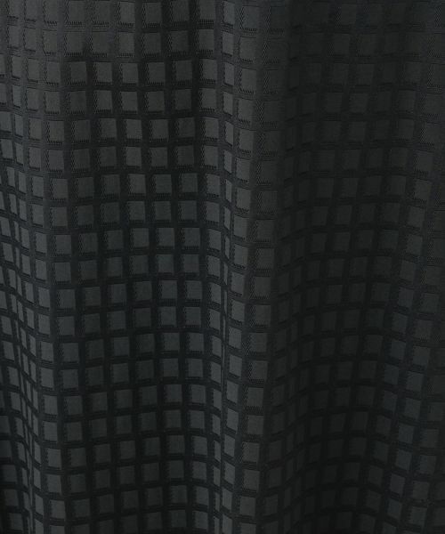 Leilian / レリアン セットアップ | 格子柄ノーカラースーツ | 詳細22