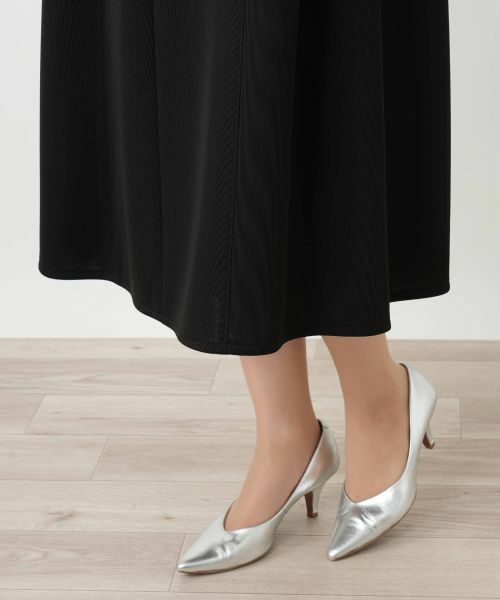 Leilian / レリアン ドレス | フロントジップフレアワンピース | 詳細11