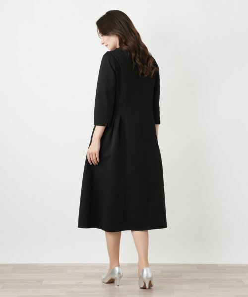 Leilian / レリアン ドレス | フロントジップフレアワンピース | 詳細3