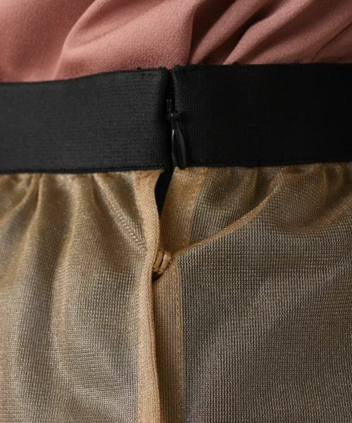 Leilian / レリアン ミニ・ひざ丈スカート | シアーレイヤードフレアスカート | 詳細11