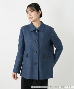 Leilian / レリアン テーラードジャケット | ステンカラージャケット【MANIGLIA】【BOTTO GIUSEPPE】