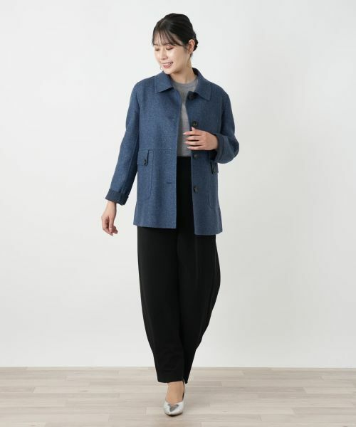 Leilian / レリアン テーラードジャケット | ステンカラージャケット【MANIGLIA】【BOTTO GIUSEPPE】 | 詳細1