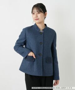 Leilian / レリアン テーラードジャケット | スタンドカラージャケット【MANIGLIA】【BOTTO GIUSEPPE】