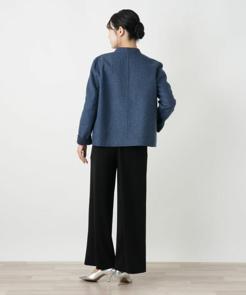 Leilian / レリアン テーラードジャケット | スタンドカラージャケット【MANIGLIA】【BOTTO GIUSEPPE】 | 詳細3