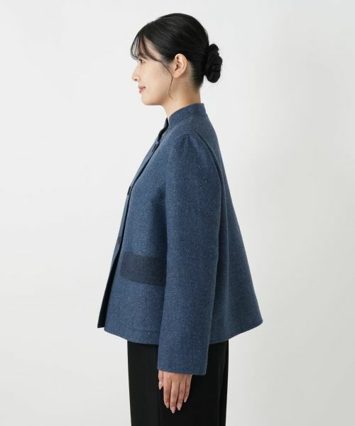 Leilian / レリアン テーラードジャケット | スタンドカラージャケット【MANIGLIA】【BOTTO GIUSEPPE】 | 詳細5