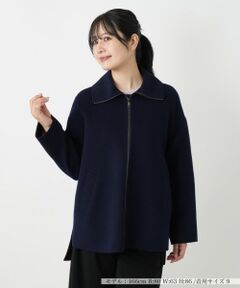 Leilian / レリアン その他アウター | スタンドカラージップアウター