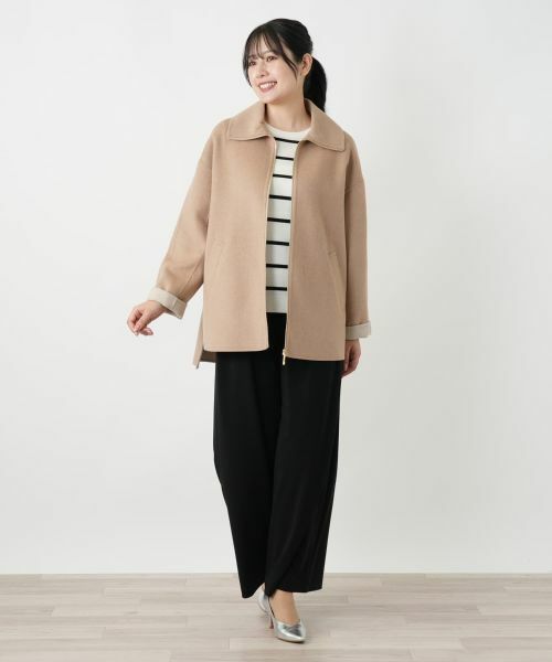 Leilian / レリアン その他アウター | スタンドカラージップアウター | 詳細1