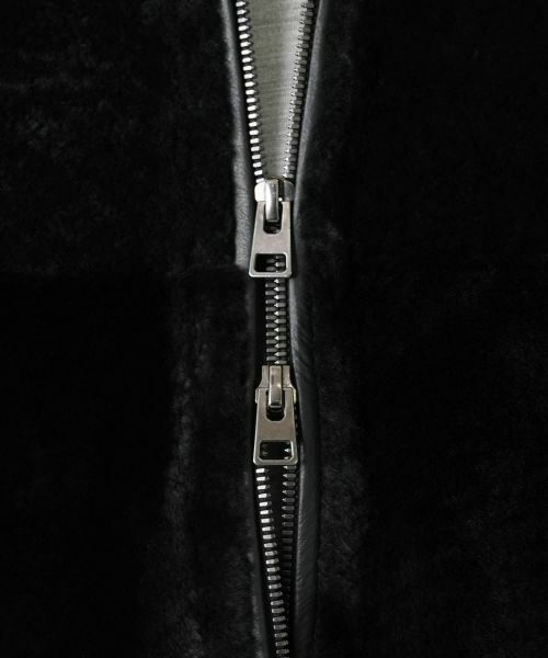 Leilian / レリアン その他アウター | シープファーフーデッドジャケット | 詳細12