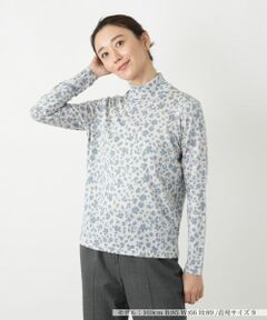 Leilian / レリアン ニット・セーター | プリントハイネックカットソー【Cariaggi】