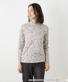 Leilian / レリアン ニット・セーター | プリントハイネックカットソー【Cariaggi】