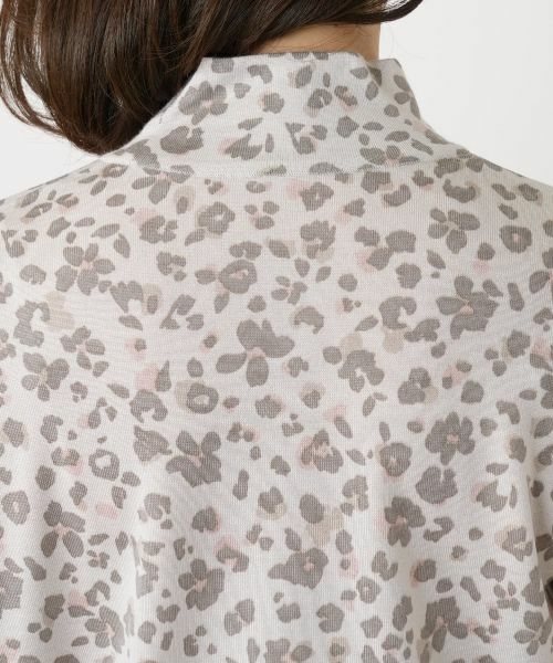 Leilian / レリアン ニット・セーター | プリントハイネックカットソー【Cariaggi】 | 詳細11